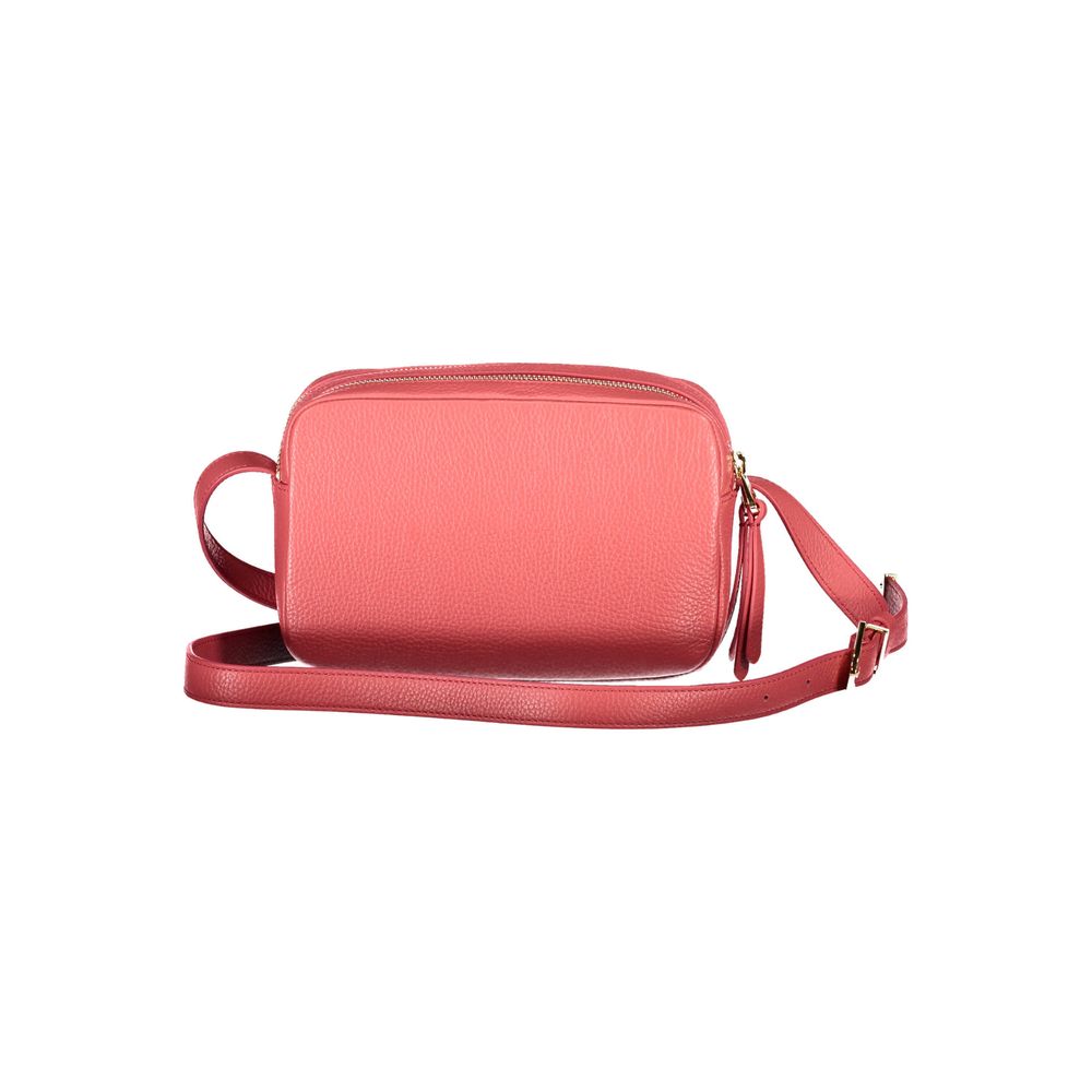 Pink Leather Handbag