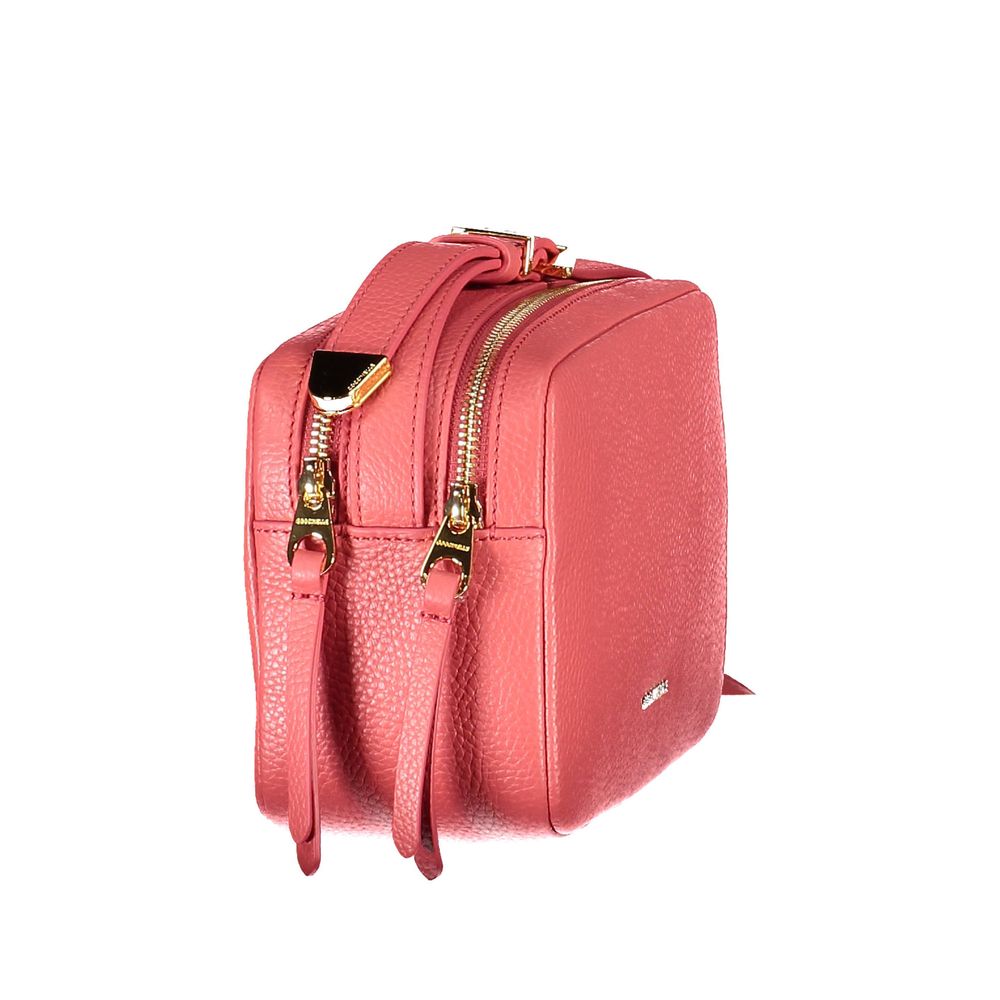 Pink Leather Handbag