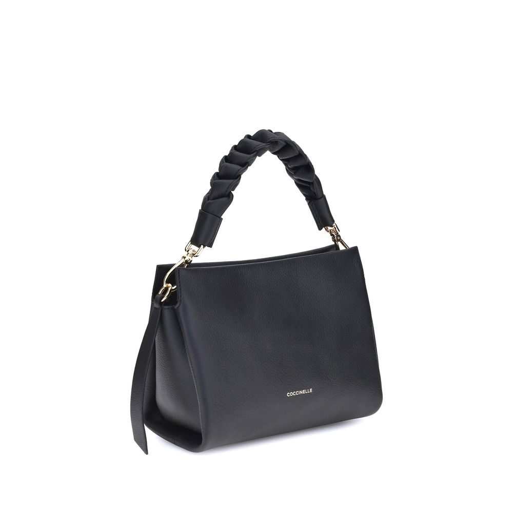 Black Calf Leather Bos Taurus Handbag