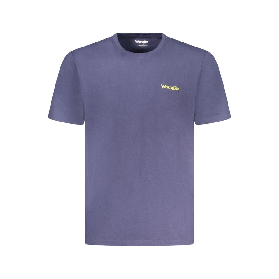 Blue Cotton Men's T-Shirt