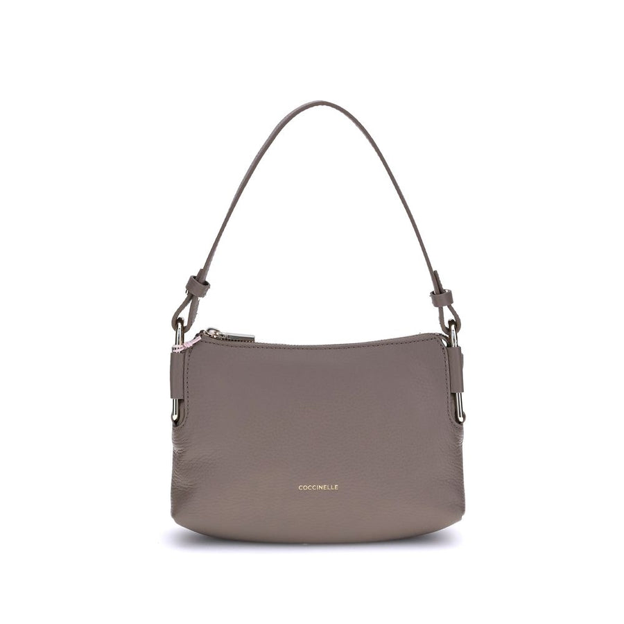 Gray Calf Leather Bos Taurus Shoulder Bag
