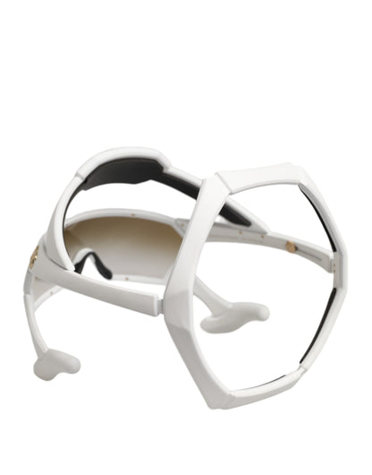 White Acetate Next Generation Mask Eyewear Sunglasses