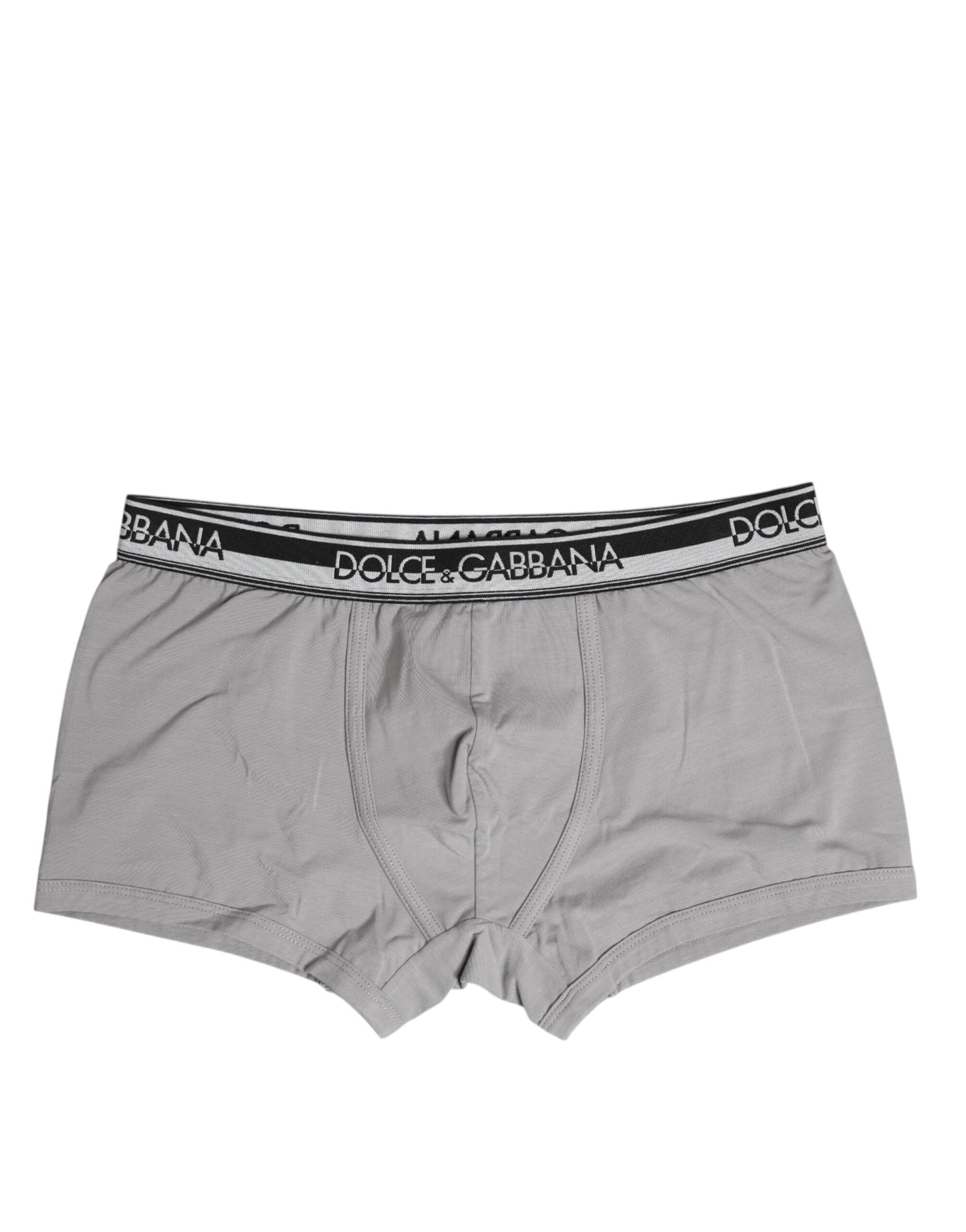 Gray Cotton Stretch Regular Boxer Underwear