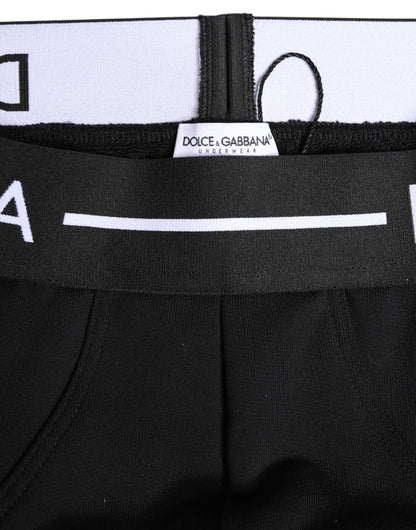 Black Cotton Stretch Regular Brief Underwear