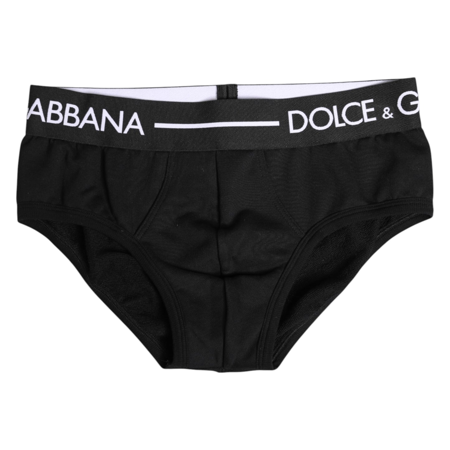 Black Cotton Stretch Regular Brief Underwear