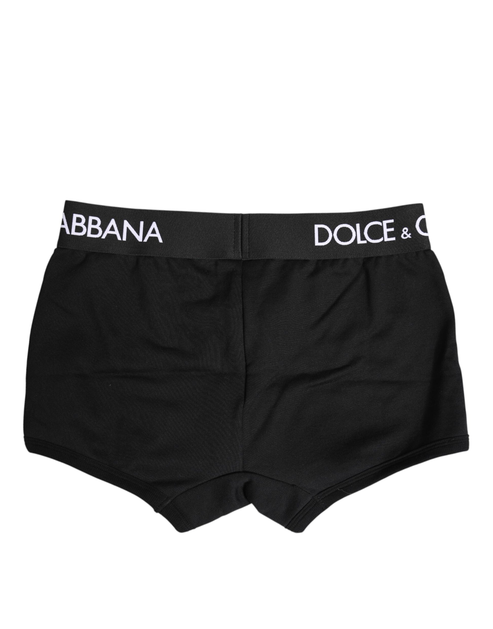 Black Cotton Stretch Regular Boxer Underwear