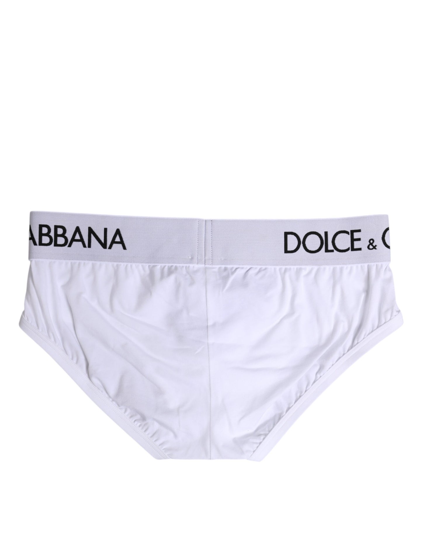 White Cotton Stretch Regular Brief Underwear
