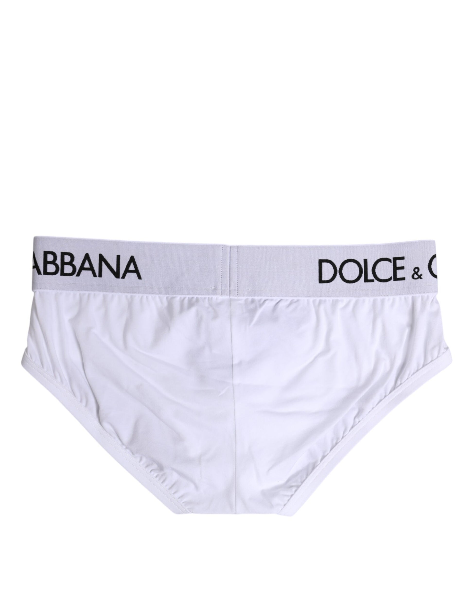 White Cotton Stretch Regular Brief Underwear