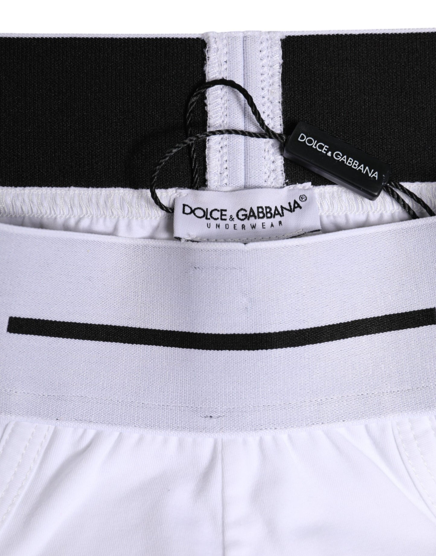 White Cotton Stretch Regular Brief Underwear