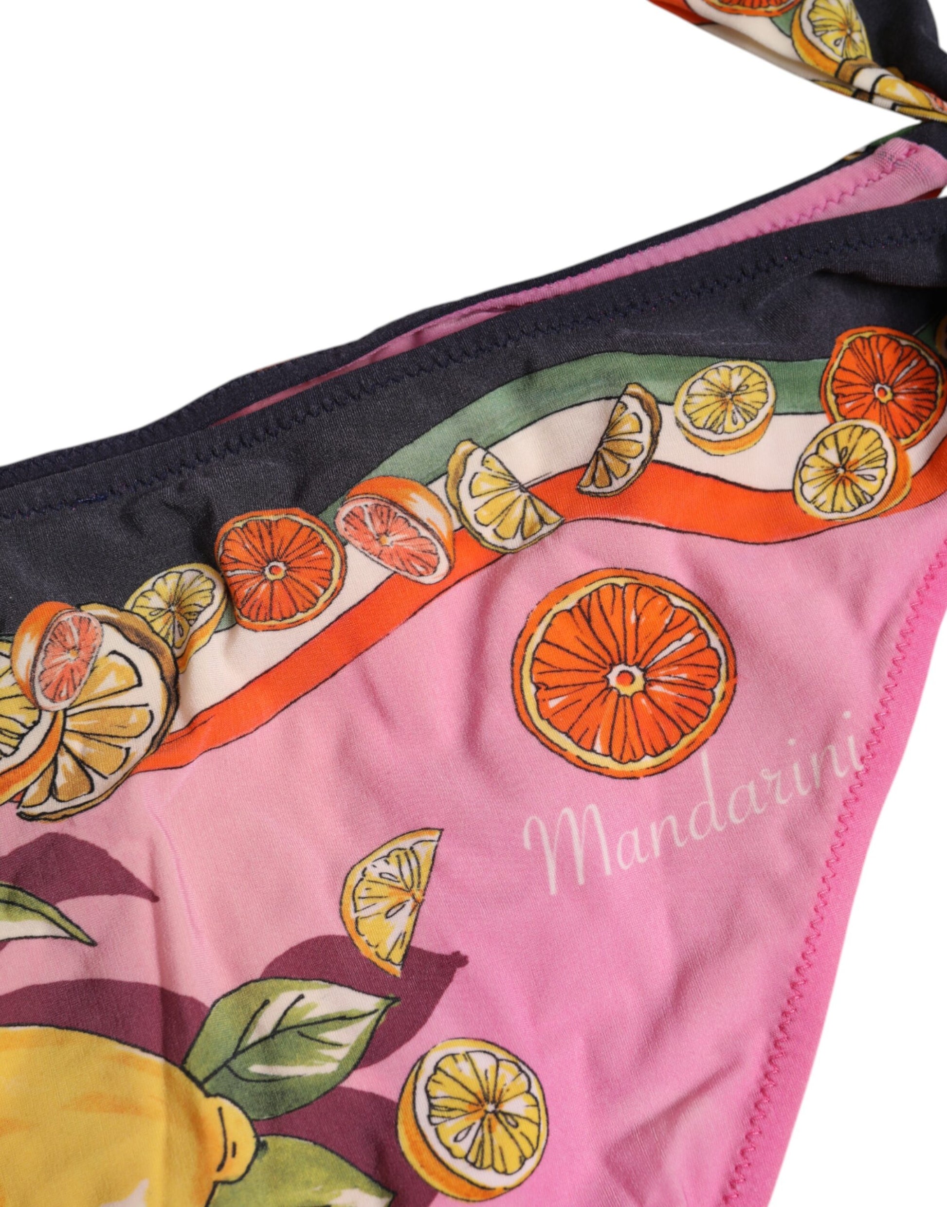 Pink Printed Swimsuit 2 Piece Top Bottom Swimwear