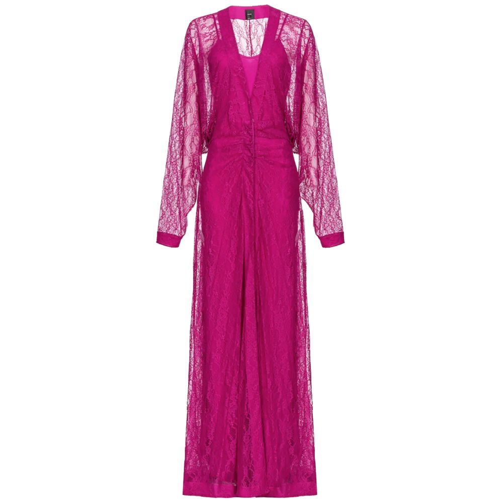 Purple Nylon Women Dress