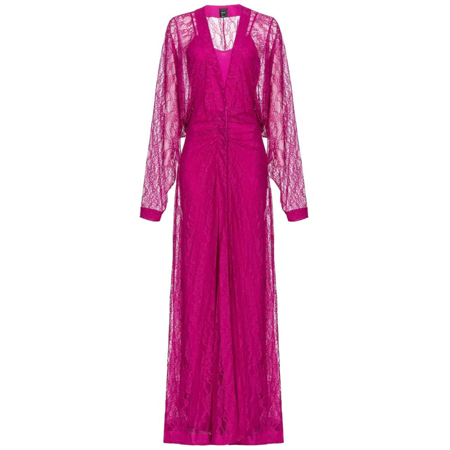 Purple Nylon Women Dress