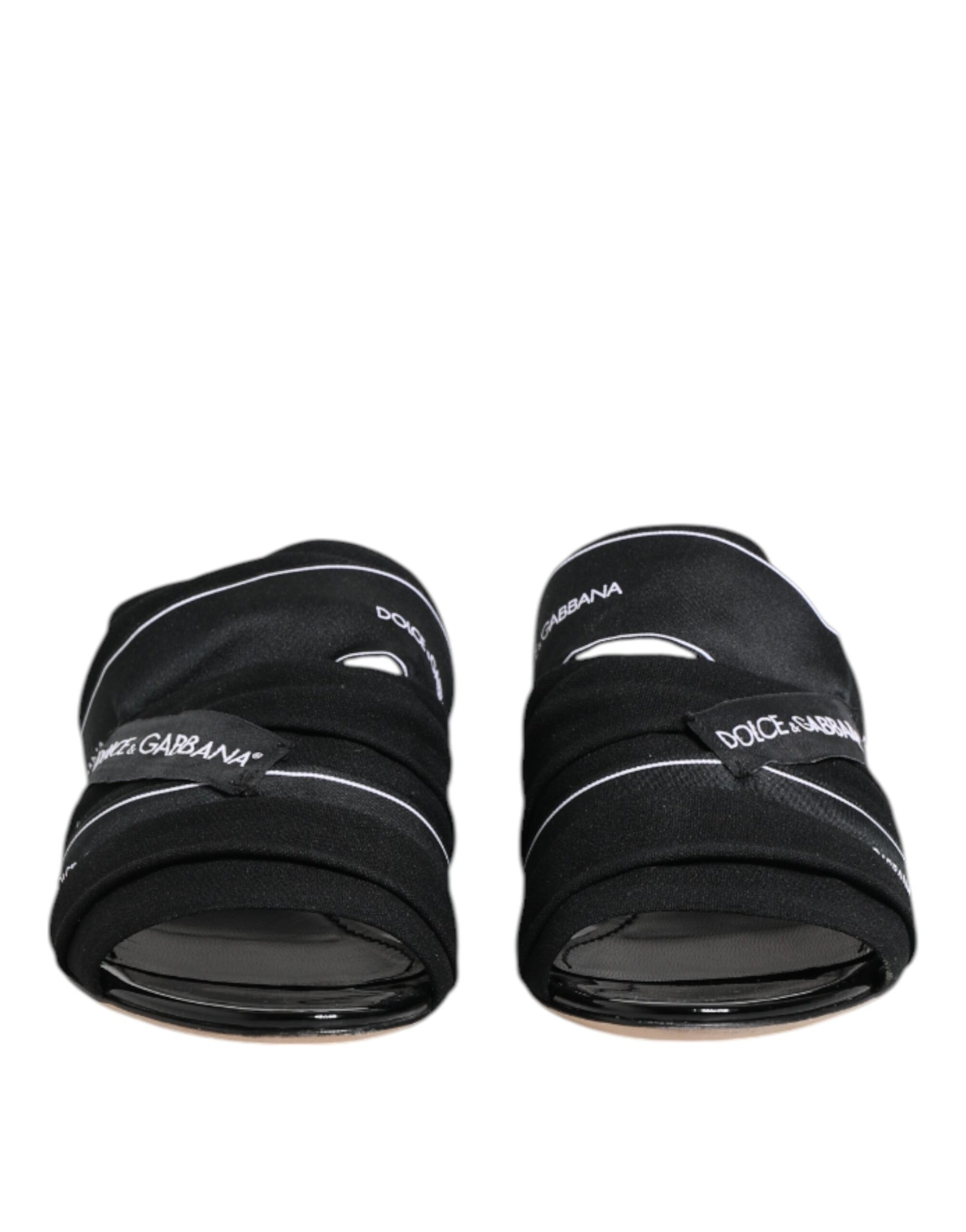 Black Slides Slip On Sandals Shoes