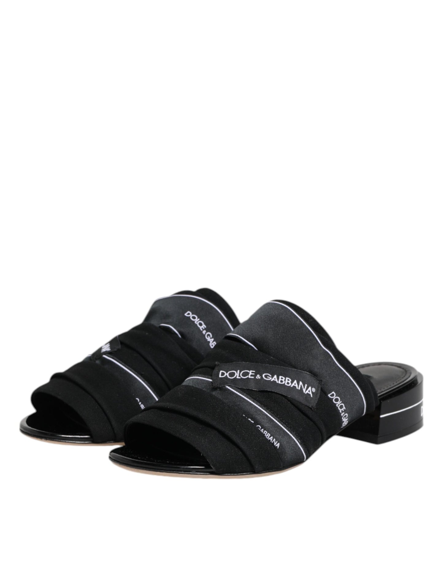 Black Slides Slip On Sandals Shoes