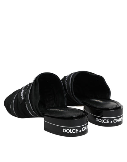 Black Slides Slip On Sandals Shoes