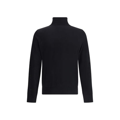 Black Fleece Wool Turtleneck