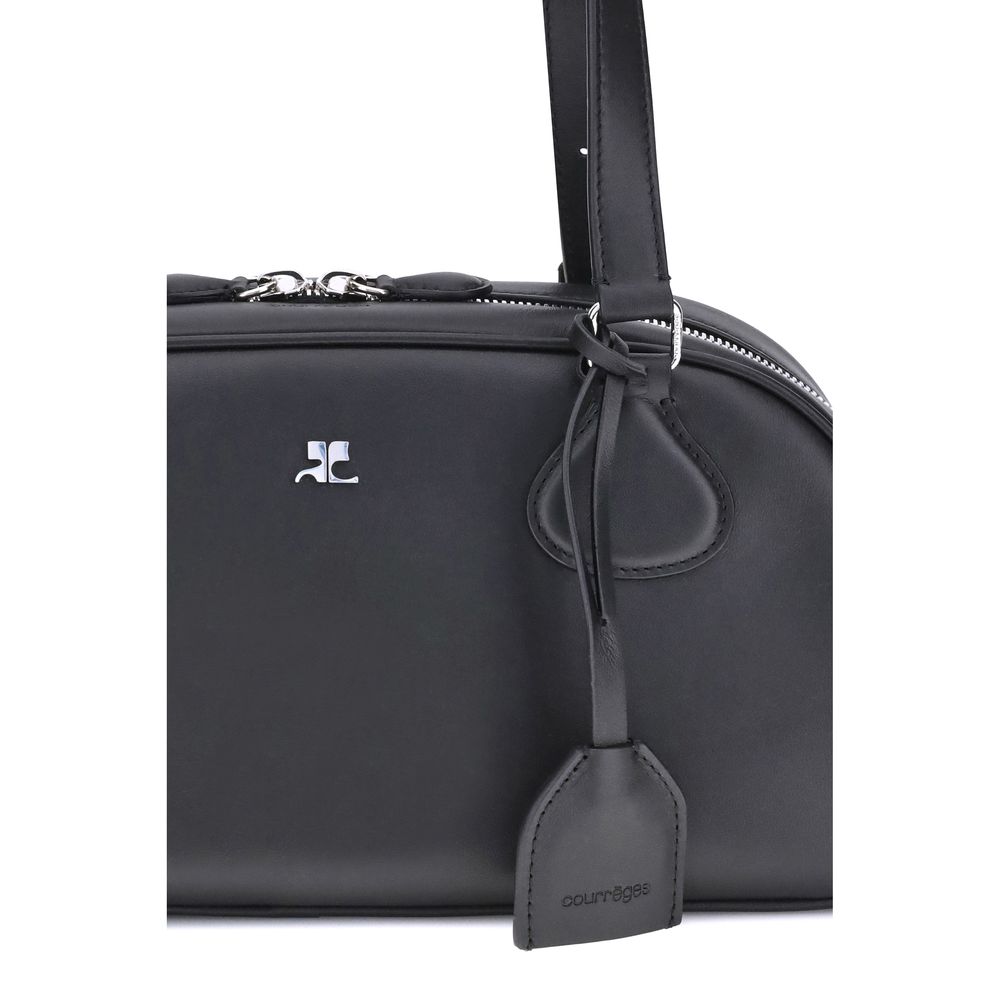 Black Calf Leather Bos Taurus Shoulder Bag