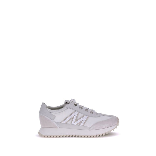White Polyamide Low Top Sneakers