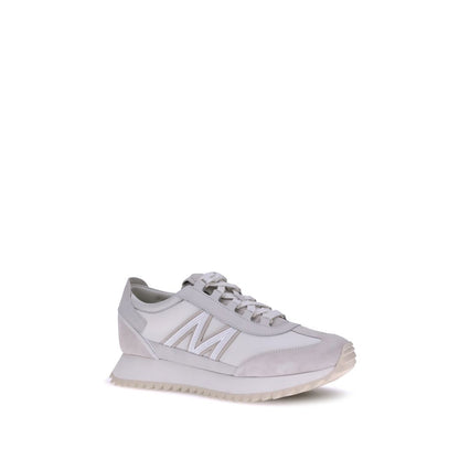 White Polyamide Low Top Sneakers