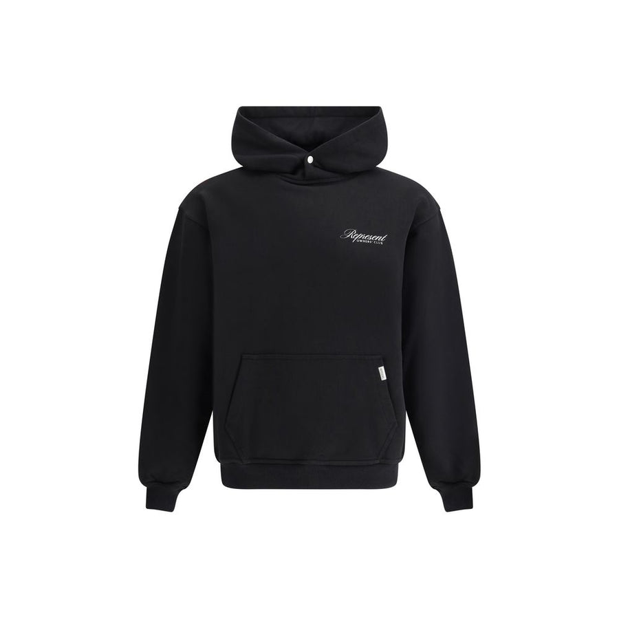 Black Cotton Sweatshirt