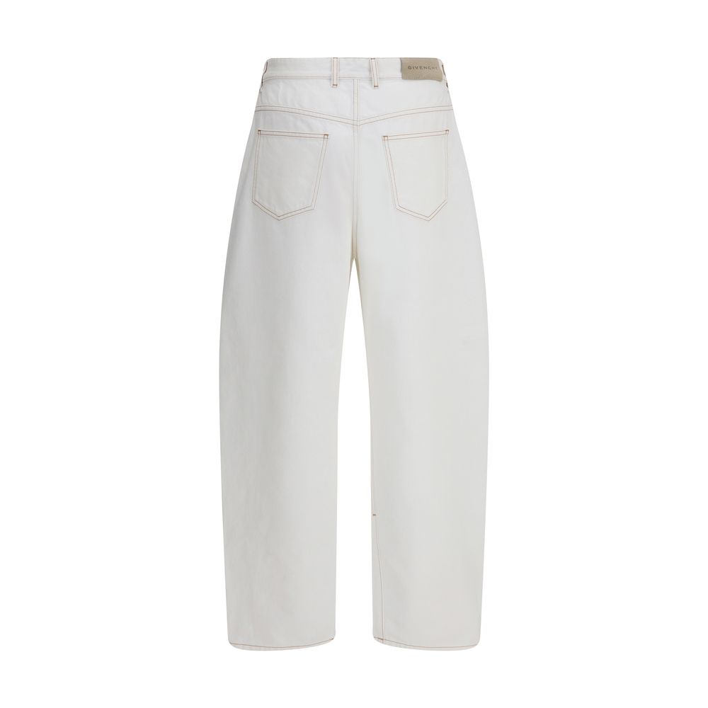 White Cotton Jeans Denim