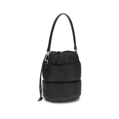 Black Polyester Backet Bag
