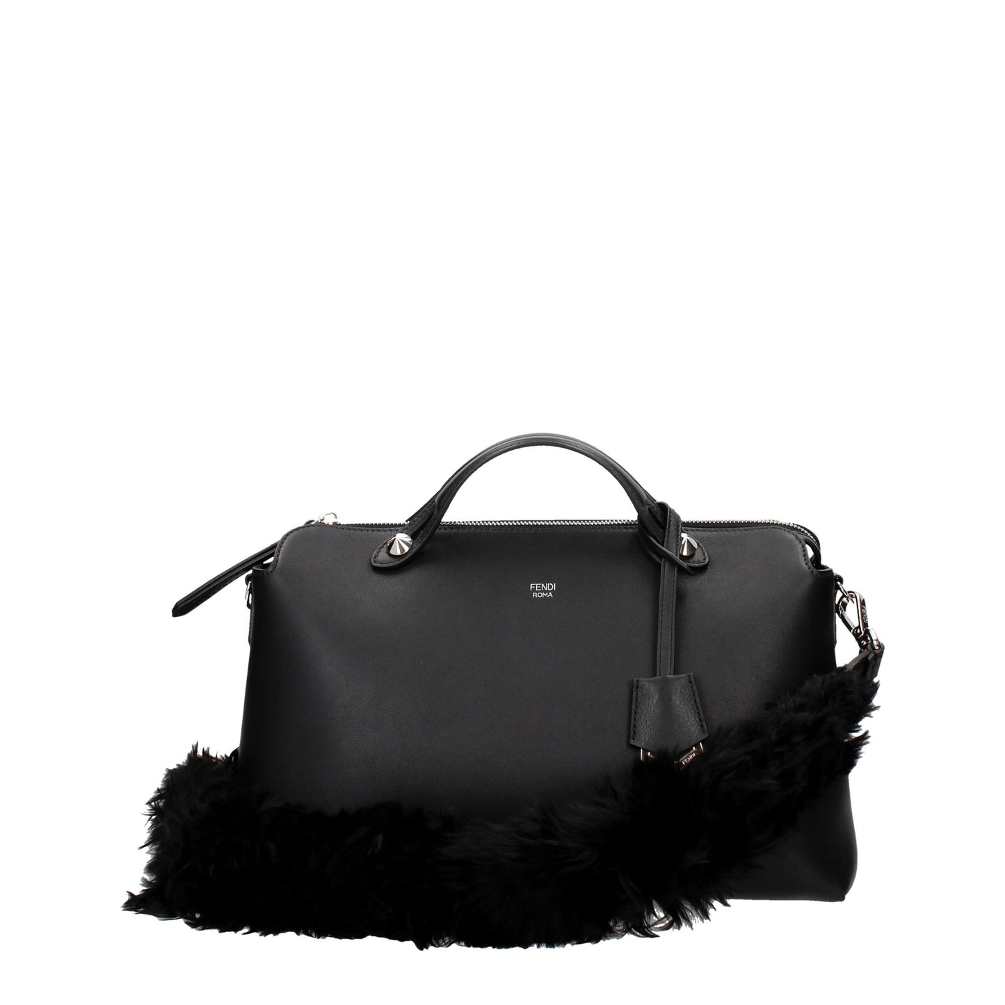 Black Leather Shoulder Bag