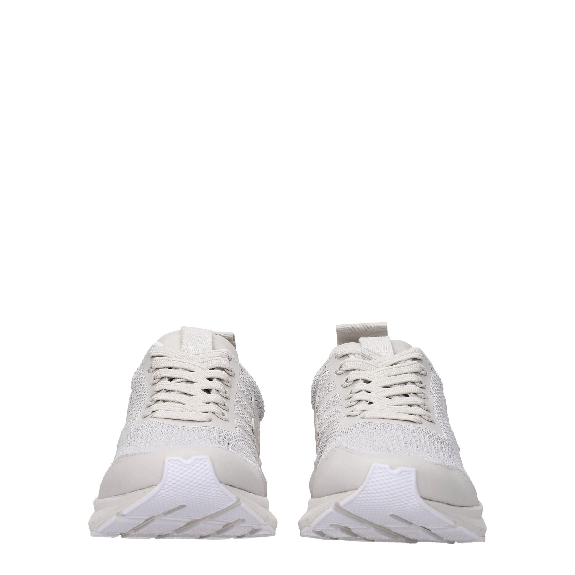 Gray Fabric Athletic Sneakers