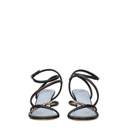 Multicolor Leather Sandals