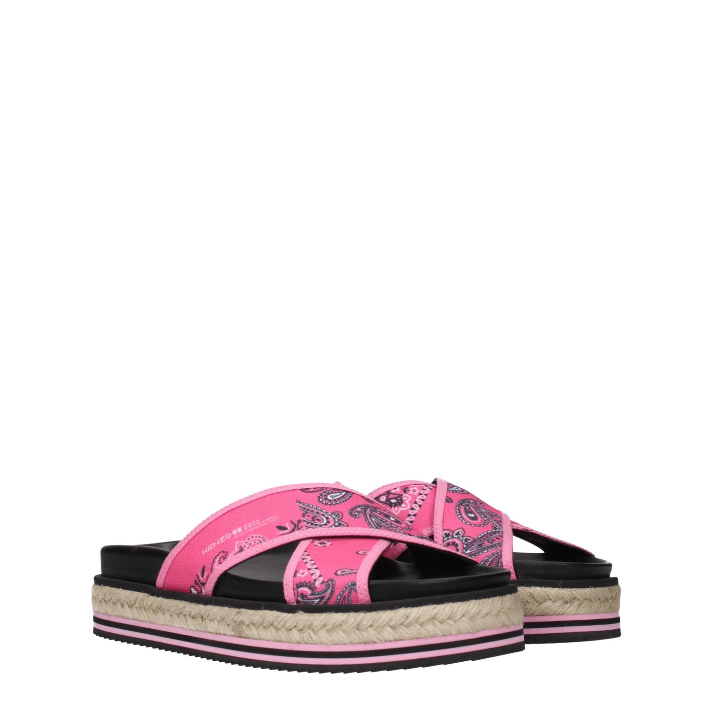 Pink Fabric Slippers