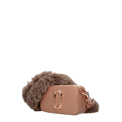 Pink Leather Crossbody Bag