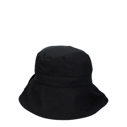 Black Cotton Bucket Hat