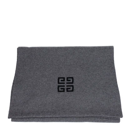 Gray Wool Scarf