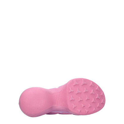 Pink Fabric Sneakers