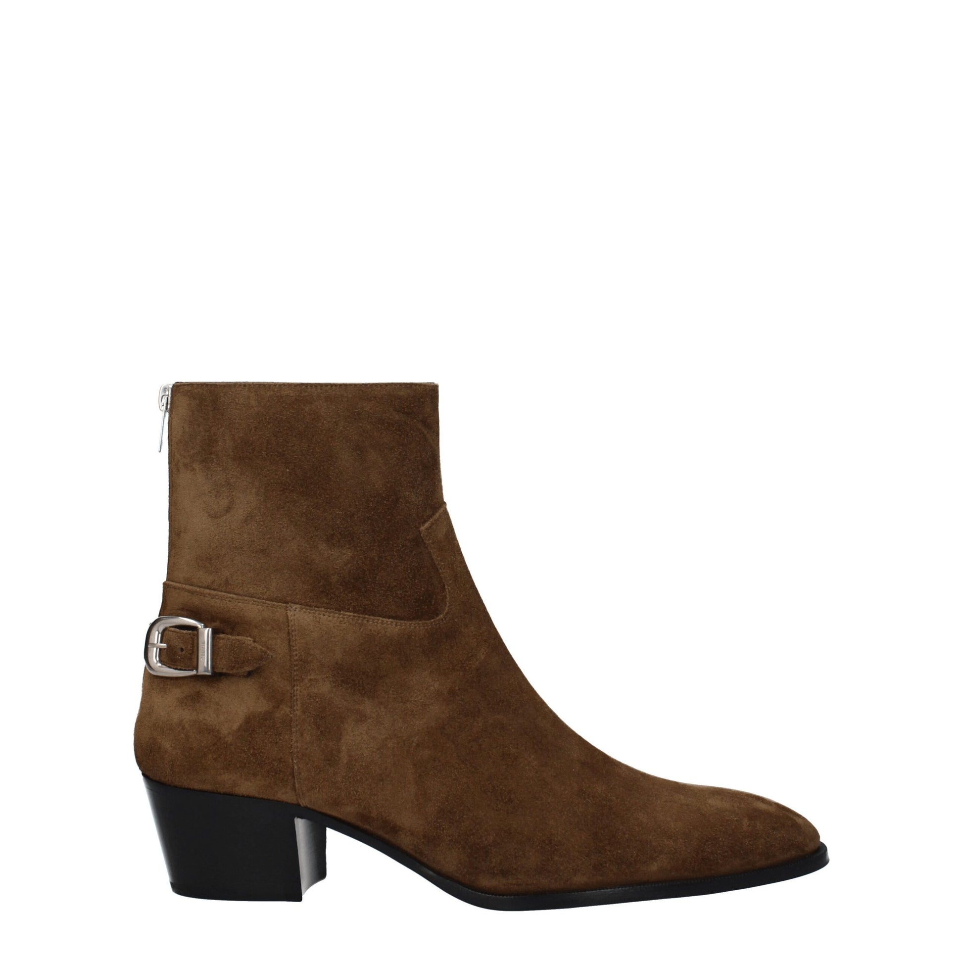 Brown Leather Ankle Boots