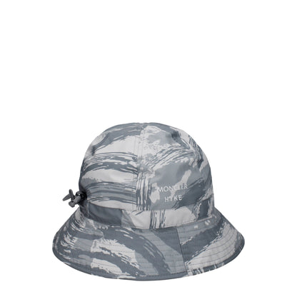 Gray Polyester Bucket Hat