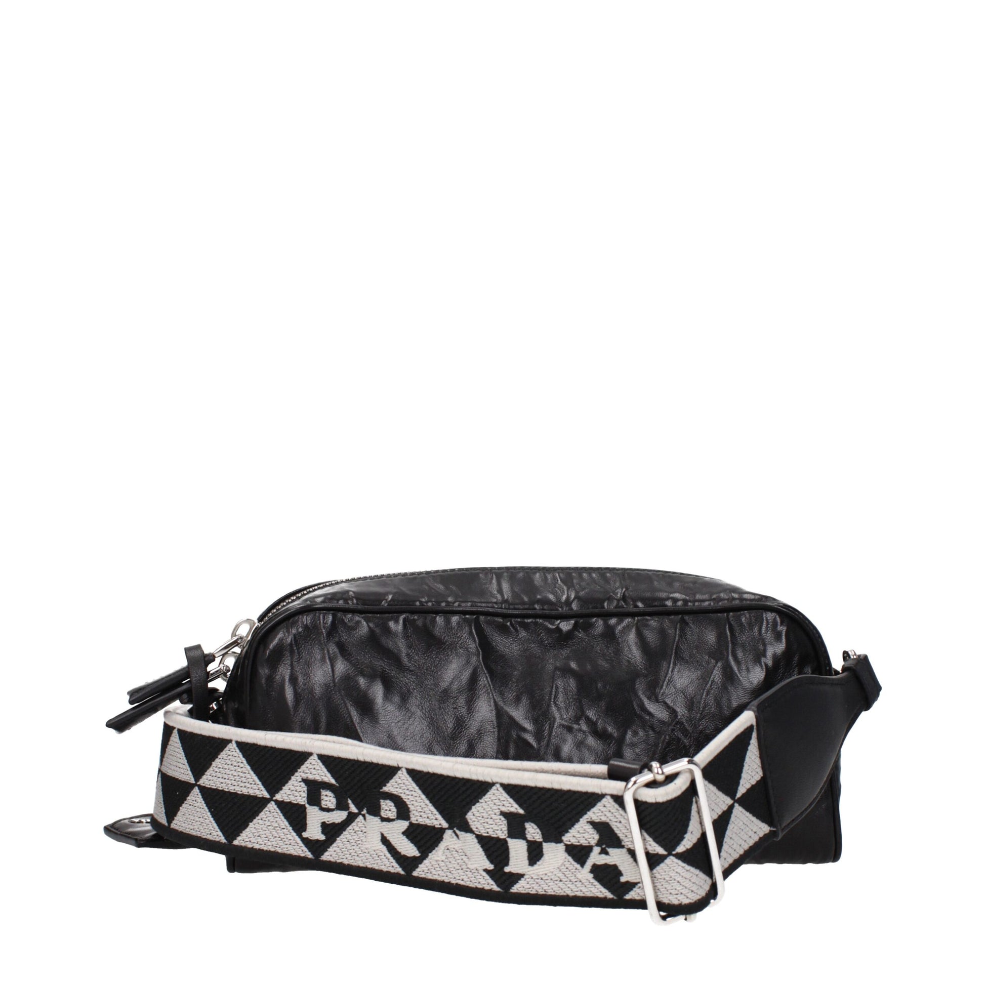 Black Leather Crossbody Bag
