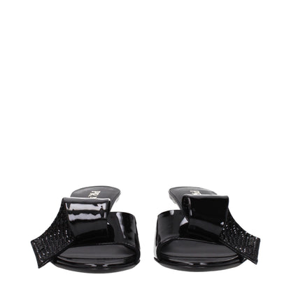 Black Leather Sandals
