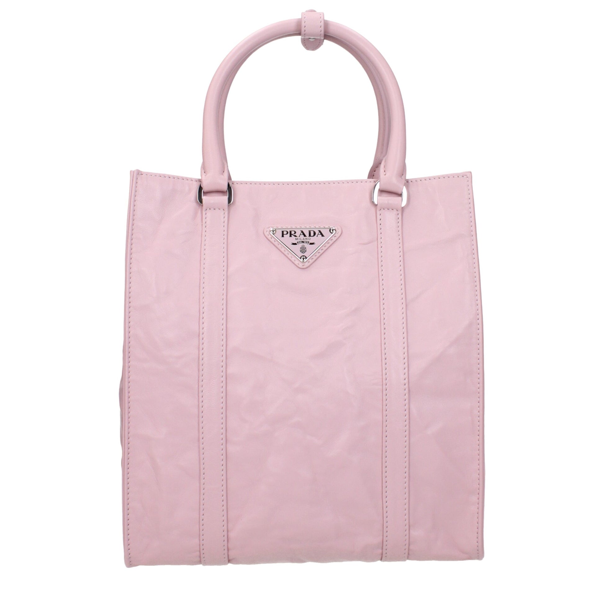 Pink Leather Handbag