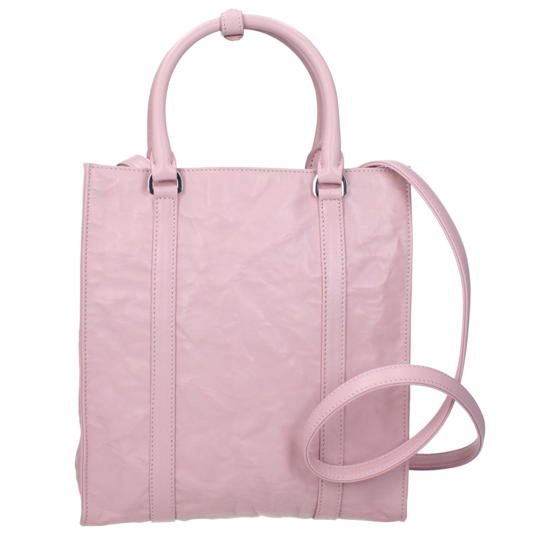 Pink Leather Handbag