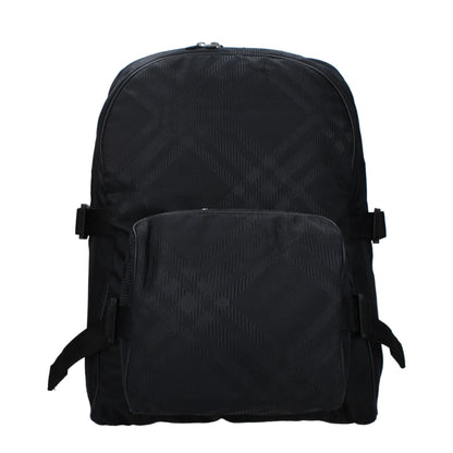 Black Fabric Backpack