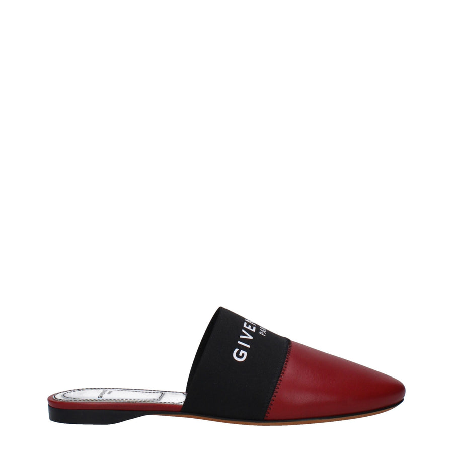 Red Leather Slippers