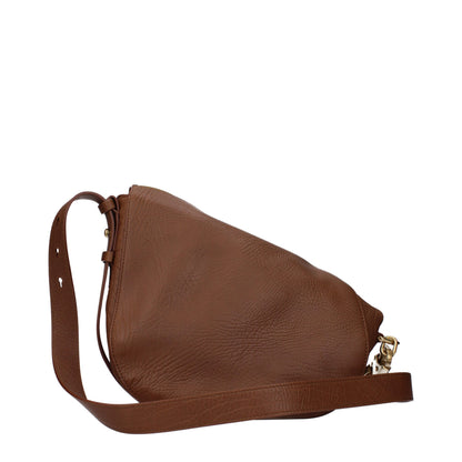Brown Leather Crossbody Bag