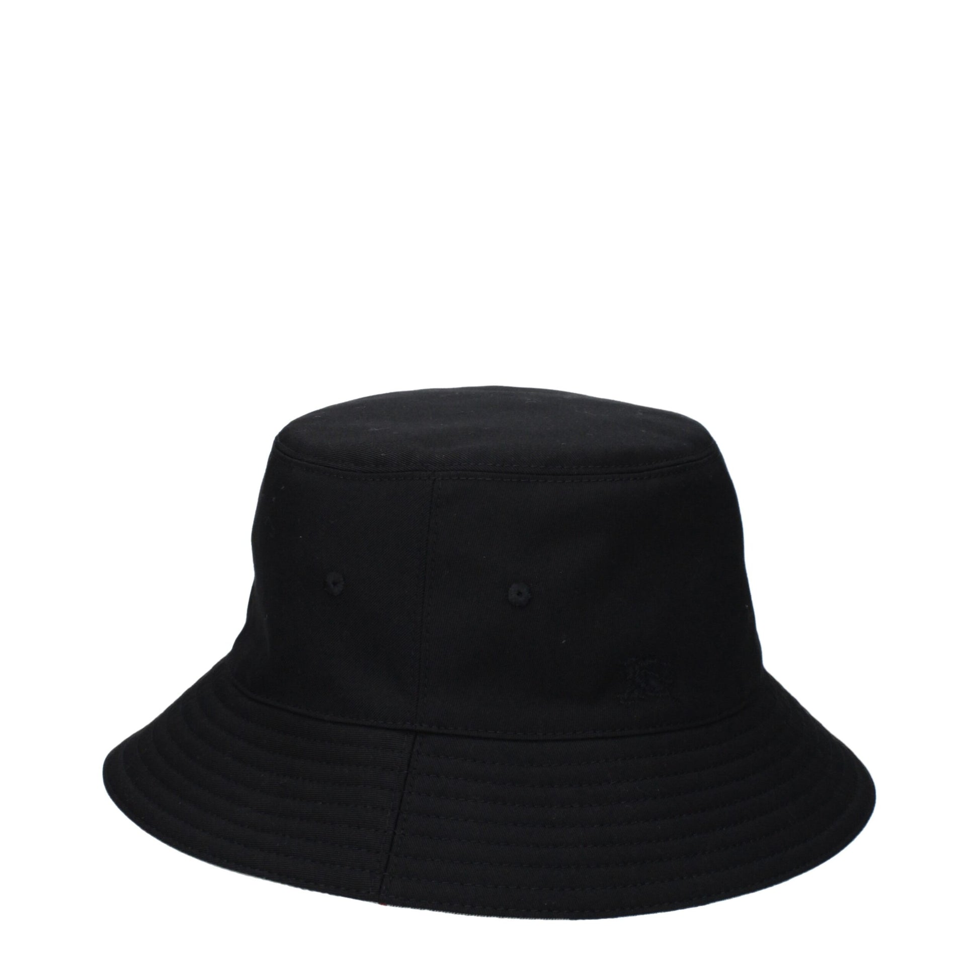 Black Fabric Bucket Hat