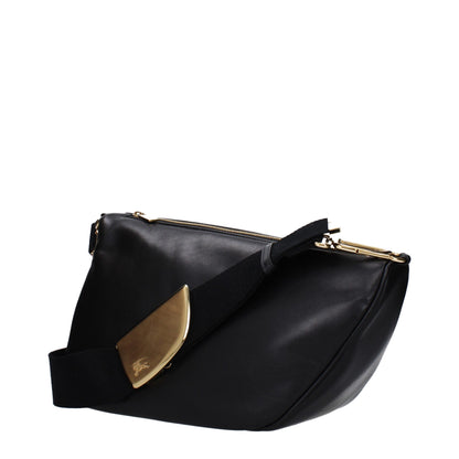 Black Leather Crossbody Bag
