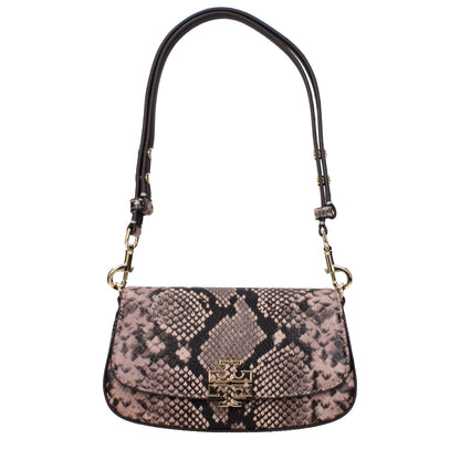 Pink Leather Shoulder Bag