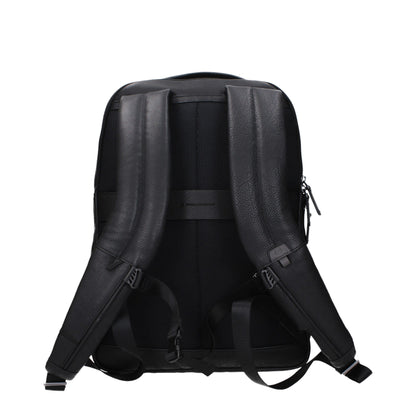 Black Leather Backpack