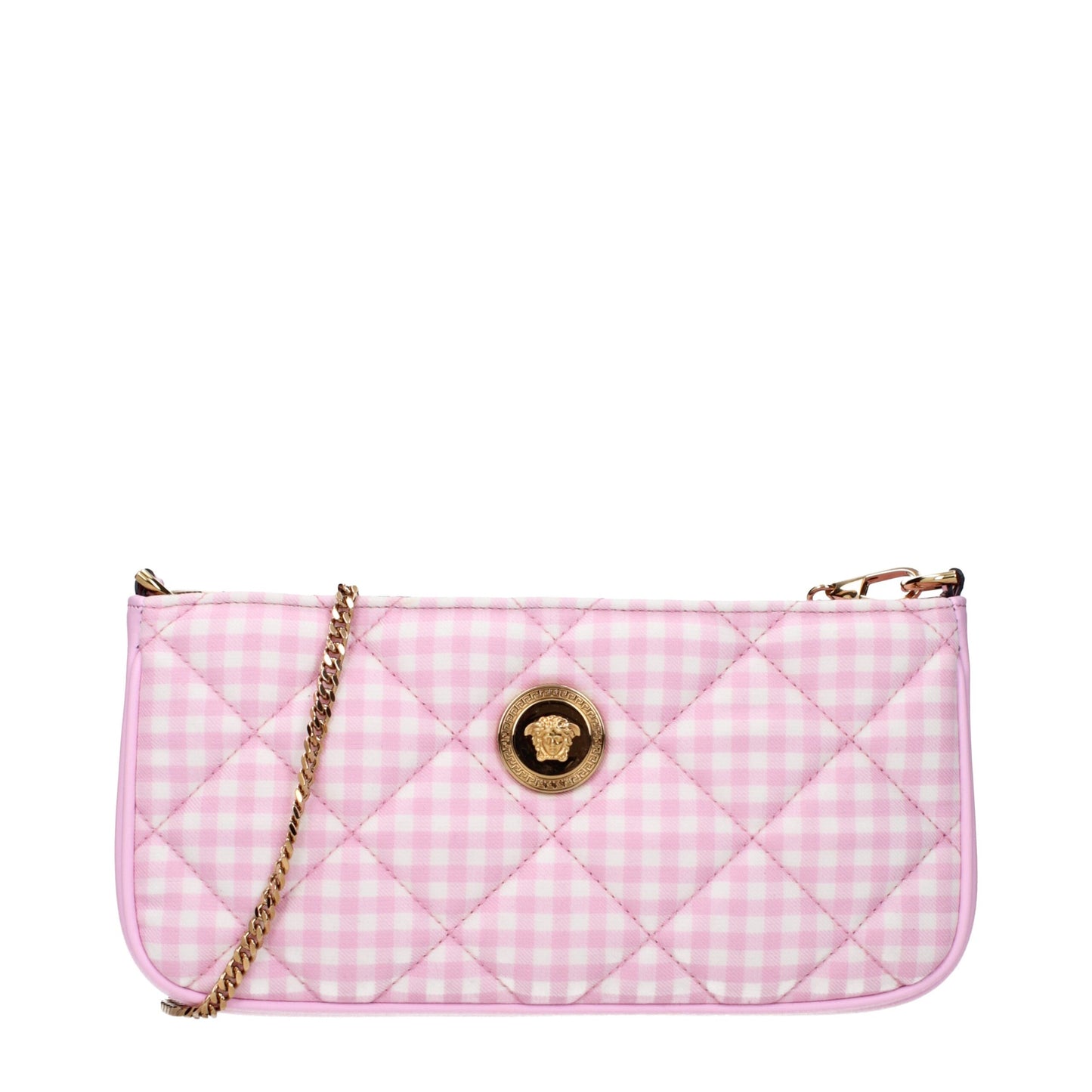 Pink Fabric Shoulder Bag