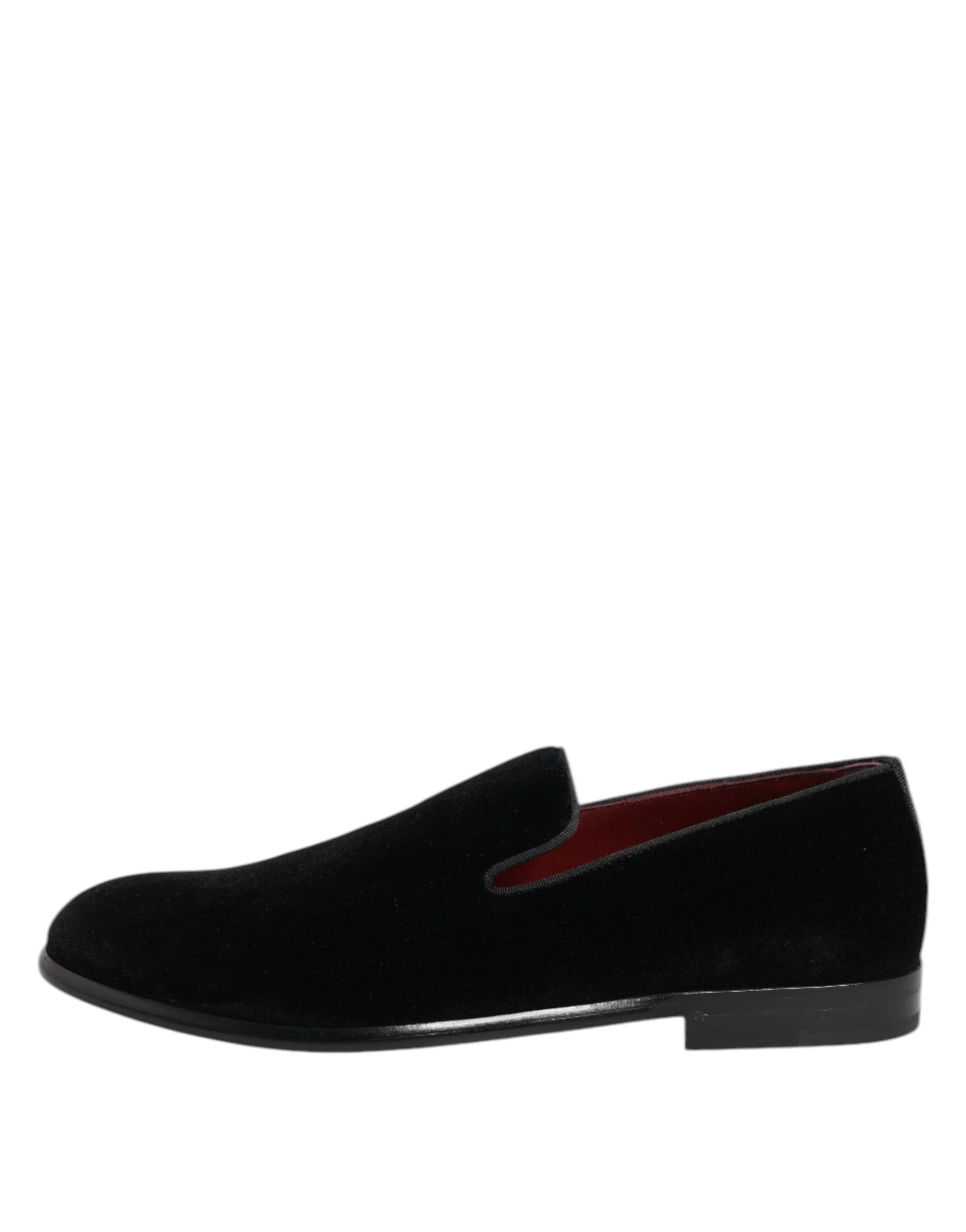 Black Velvet Loafers Formal Men Dress Shoes