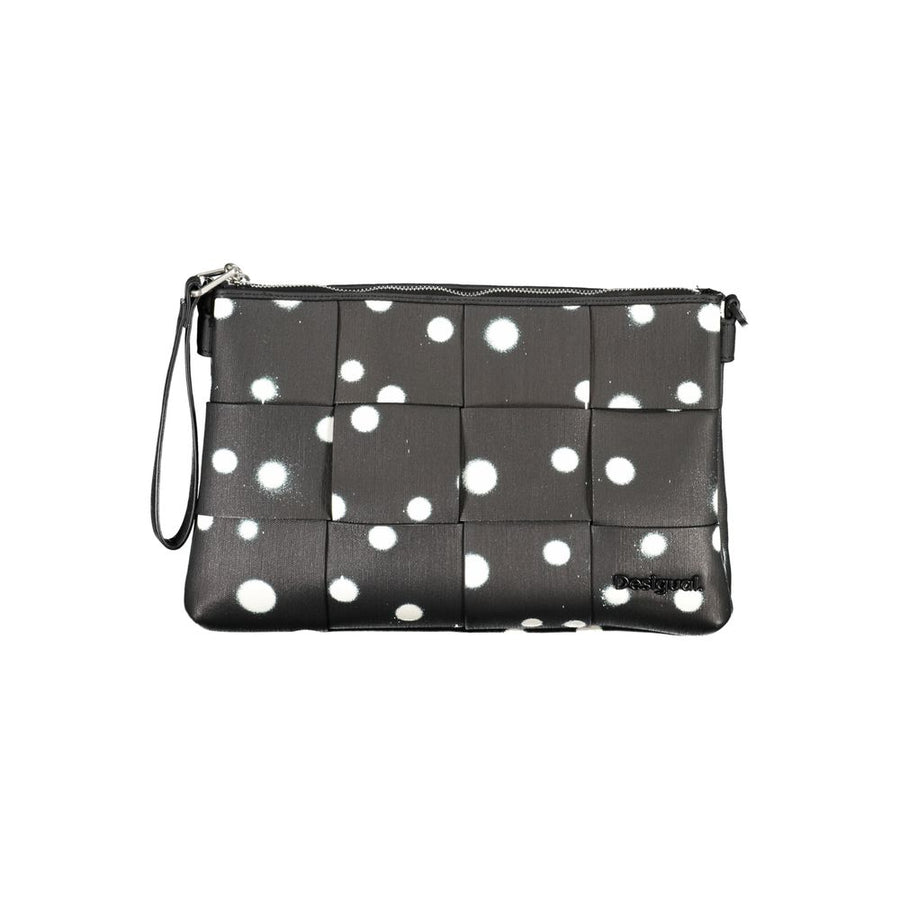Black Polyurethane Women Bag